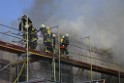 Dachstuhlbrand Koeln Poll Geislarerstr P213